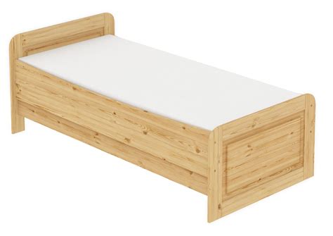 Bettgestelle in allen größen und formen gibt es ebenso zahlreich wie matratzen in verschiedenen härtegraden und materialien für jeden geldbeutel. Seniorenbett extra hoch 90x200 Einzelbett mit Rollrost ...
