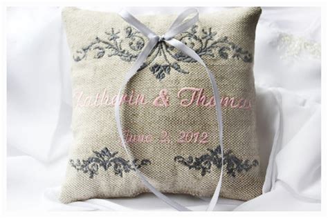 By mawe, june 14, 2020. Personalized Ring Bearer Pillow , Linen Personalized Ring ...