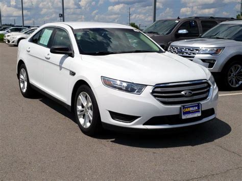 Used Ford Taurus White Exterior For Sale