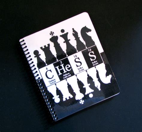 Chess Journal Notebook Elementeestm For The Nerd In You Etsy