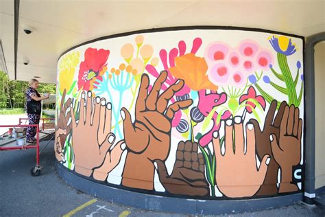 Mural Collaboration Brings New Life To Sitka School Playground Kcaw