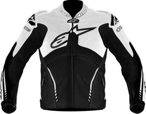 Chest and back pad compartments with pe. Alpinestars Atem Leather Motorcycle Jacket - Black / White