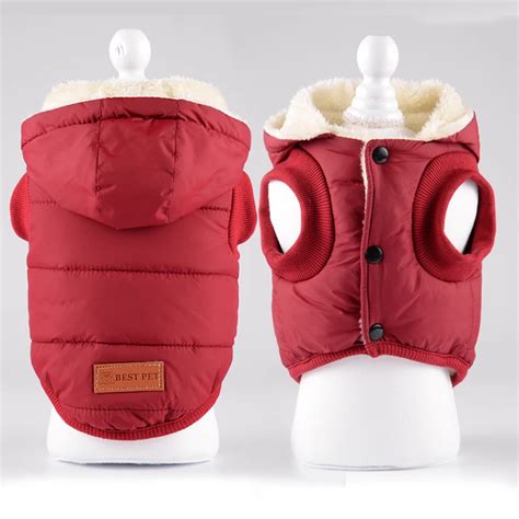 Glorious Kek Winter Dog Clothes Waterproof Warm Pet Coat For Small
