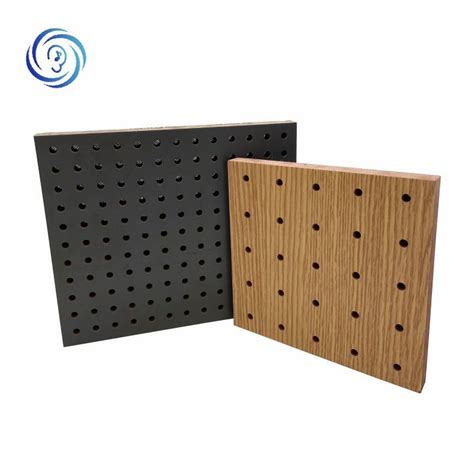 Perforated Strip Acoustic Wall Panels For Interiors Interior Wooden