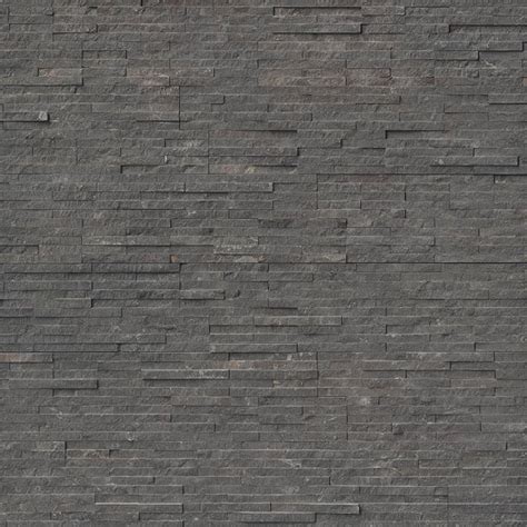 Rockmount Charcoal Pencil Slate Stacked Stone Ledger Panels