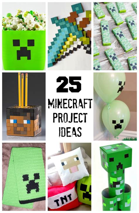 25 Minecraft Projects Kids Will Love Make And Takes
