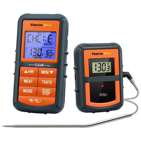 Buy Thermopro Tp07 Wireless Meat Thermometer For Cooking Digital Grill