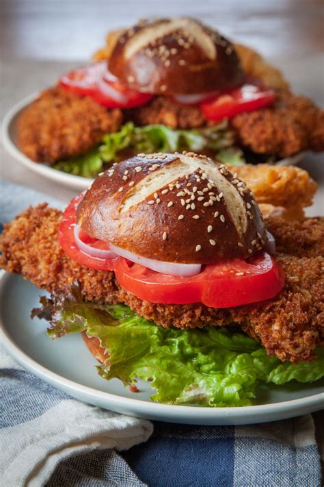 These crispy pork tenderloin sandwiches were inspired by a trip i went on about a month ago, my husband and i went out to dinner at our favorite italian place. Pork Tenderloin Sandwich - All American Holiday