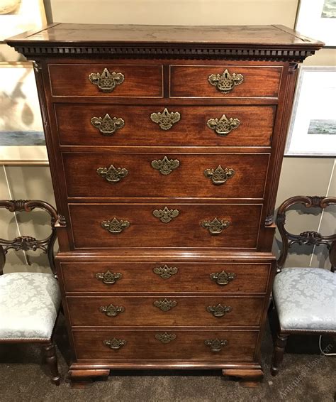 Superb George Iii Mahogany Tallboy Chest On Chest Antiques Atlas