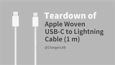 Standard Imac Cable Teardown Of Apple Woven Usb C To Lightning Cable