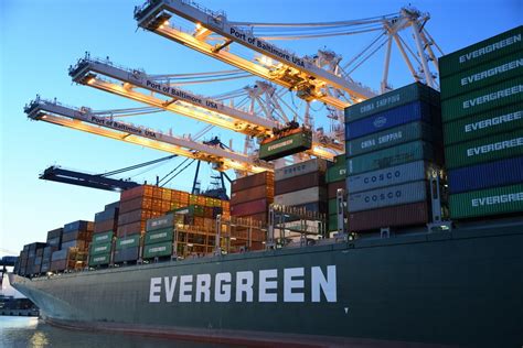 And evergreen marine (singapore) pte ltd. Green and Gray Evergreen Cargo Ship · Free Stock Photo