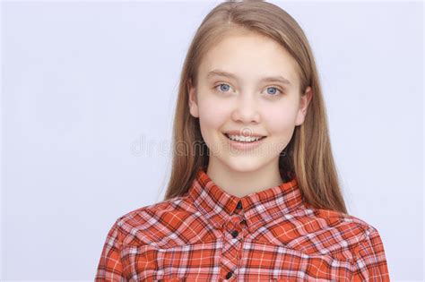 Smiling Teenage Girl Stock Image Image Of Attractive 78308377