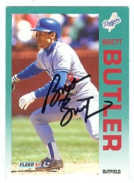 #grace under fire #brett butler #90's #90's sitcom #90sedit #tvedit #gif* #tvgif* #wow making me show my age all out in the open like that? Brett Butler autographed baseball card (Los Angeles ...