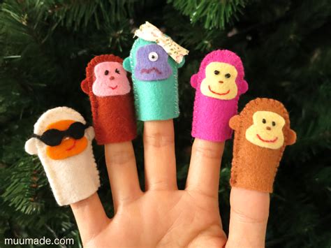Monkey Finger Puppet Muumade Finger Puppet Patterns Finger Puppets