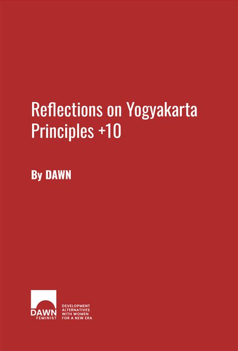 Reflections On Yogyakarta Principles 10 Dawn Feminist
