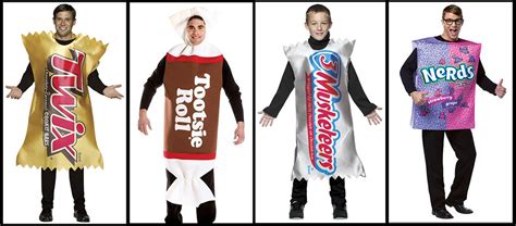 candy wrappers as halloween costumes