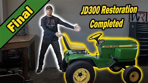 The John Deere 300 Garden Tractor Is Like New Youtube