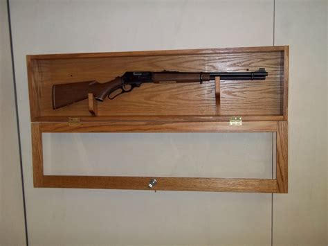 Locking Wall Display Gun Case Specially Made For 30 30 Etsy