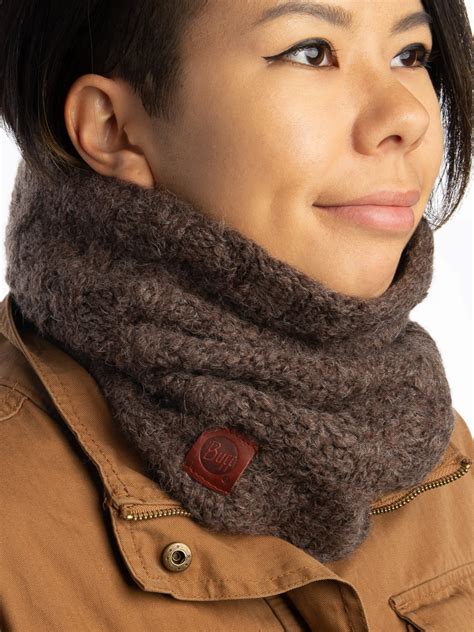 Buff Buff Knit Scarf Fleece Unisex Winter Scarves Outdoor Hiking Camping Accessories For Women