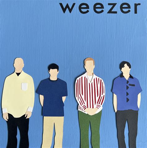 Weezer Blue Album Minimalist Album Art Etsy