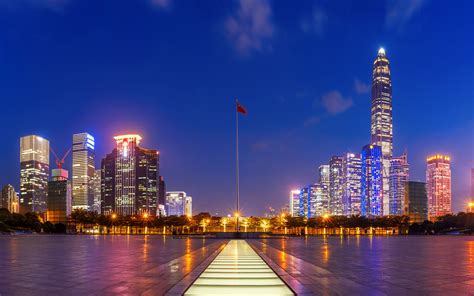 Download Wallpapers Ping An Finance Centre 4k Ping An