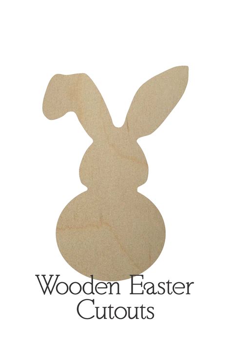 Wooden Easter Cutouts Wooden Easter Shapes Wooden Easter Crafts