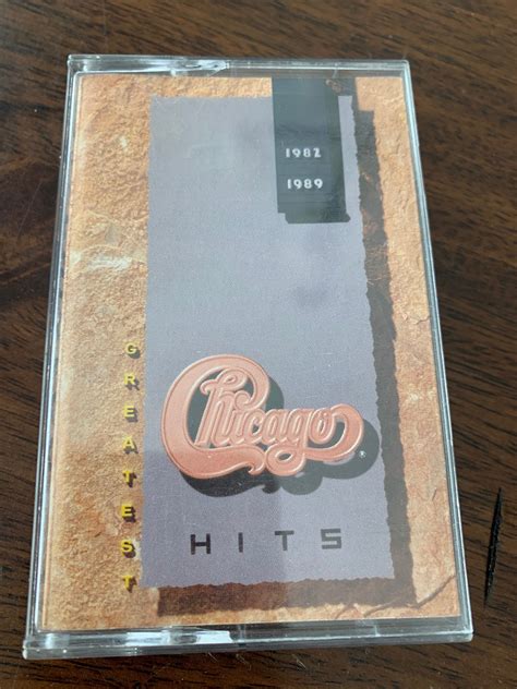 Chicago Greatest Hits 1982 1989 Cassette Etsy Cassette Greatest
