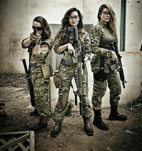Shooting Guns Heer Female Soldier Military Girl Military Women