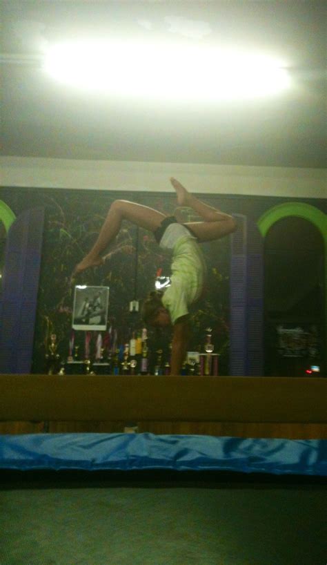 Me Double Leg Stag Handstand On Beam Flexibility Workout Handstand