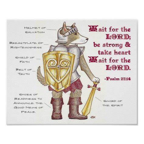 Armor Of God Poster Zazzle Armor Of God Christian Posters