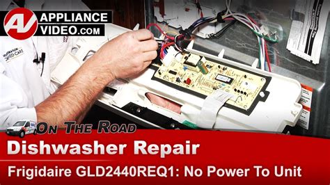 Frigidaire Dishwasher Repair No Power Main Control Youtube