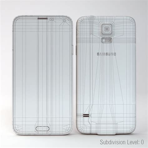 Samsung Galaxy S5 Mobile Phone 3d Max