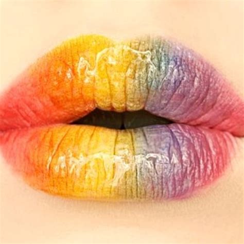 Rainbow Lips Extreme Makeup Lip Makeup Rainbow Lips