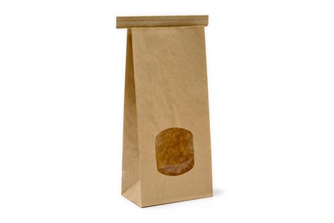 Poly Lined Kraft Paper Tin Tie Bags 500g 1lb With Window Etsy