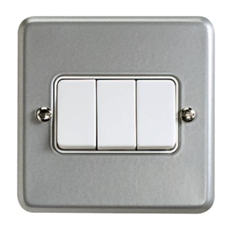 Buy 3 Gang Switch With Metal Clad Electrical Switch From Gz Industrial