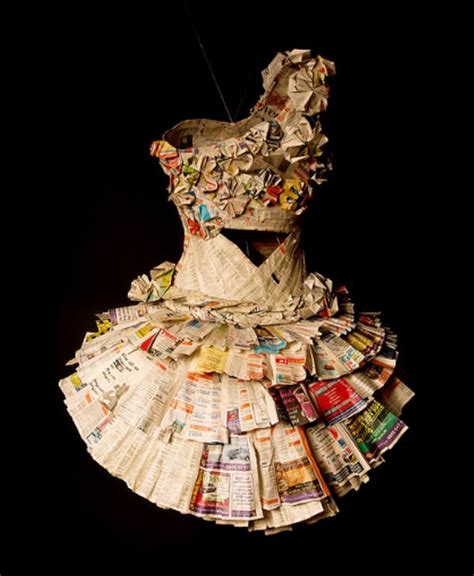 25 creative dresses made from paper