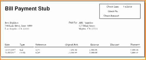 Independent Contractor Pay Stub Template Beautiful 12 Pay Stub For