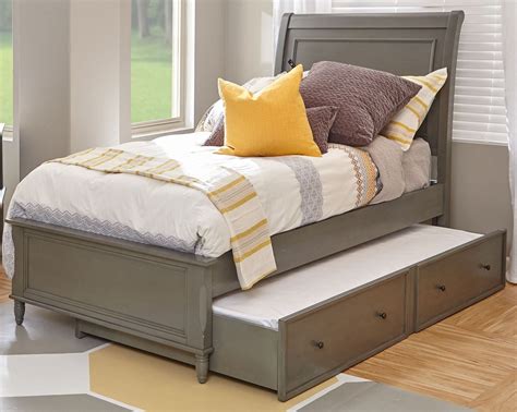 (22) morgan full panel bed with trundle $650. Avignon Grey Twin Panel Bed with Trundle Bed from Jofran | Coleman Furniture