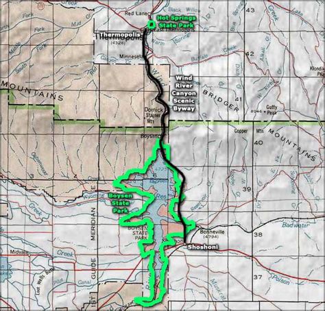 32 Wind River Wyoming Map Maps Database Source