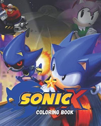 Sonic Coloring Book 55 High Quality Coloring Pages For Kids And