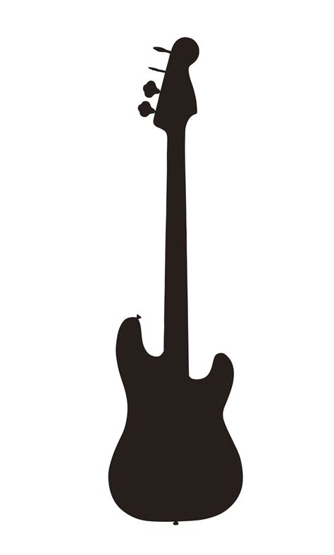 Guitar Outline Clipart Best