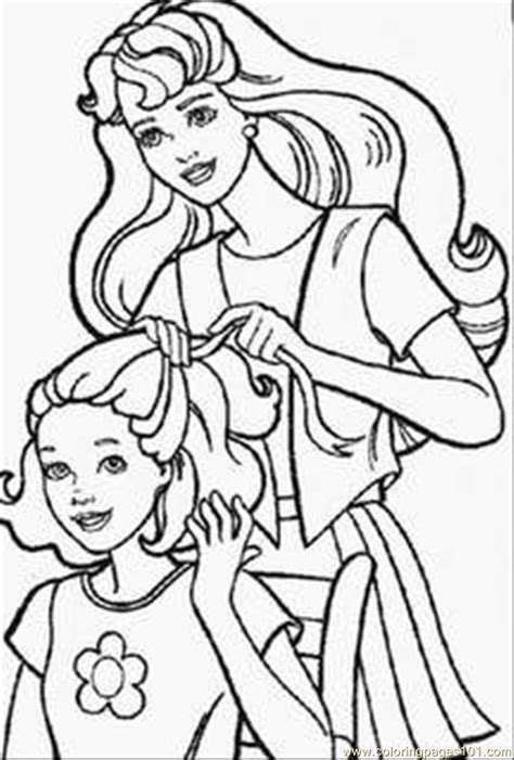 Barbie coloring pages for girls. Barbie Doll Coloring Pages 1 Coloring Page - Free Barbie ...