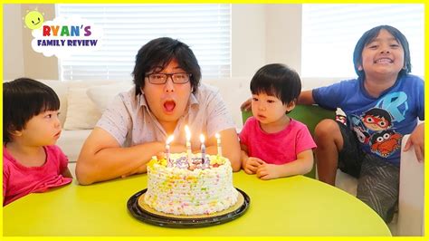No matter how young or young at heart you may be, i can create an individual handmade novelty or themed birthday cake to help you celebrate in style. Happy Birthday Daddy with Opening Presents from Ryan!!!! - YouTube