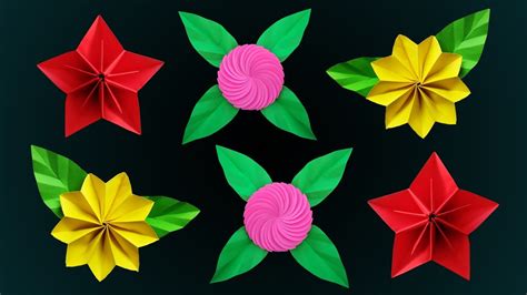 Cara Buat Bunga Kertas Origami Terbaru