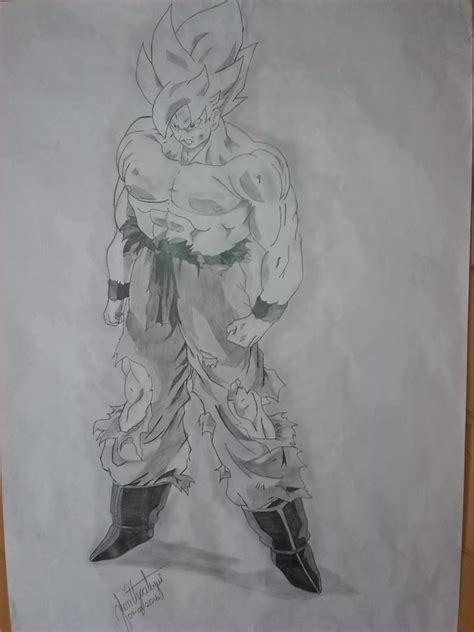 Imagenes De Goku Ssj3 Para Dibujar A Lapiz Como Dibujar A Goku Ssj Paso