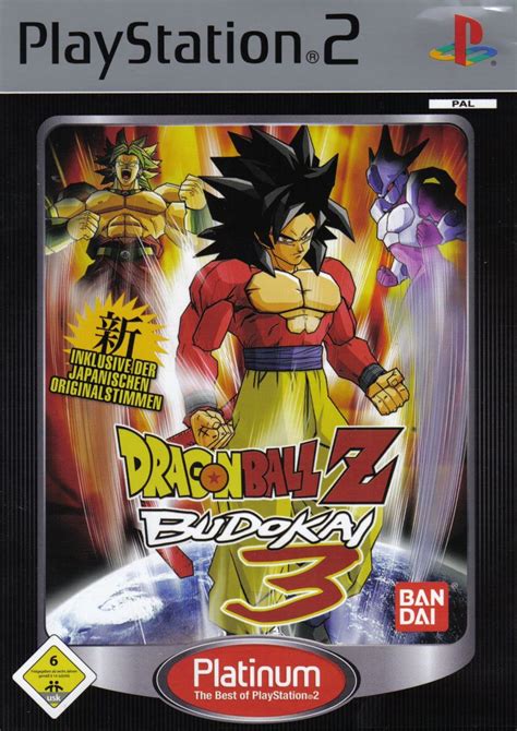 Ps1, psp, ps2, ps vita, n64, nds, 3ds, gba, snes, mega. Dragon Ball Z: Budokai 3 (2004) PlayStation 2 box cover ...