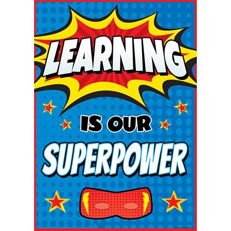OUR SUPERPOWER POSITIVE POSTER | Superhero classroom theme, Superhero