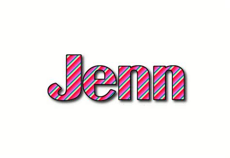 jenn Лого Бесплатный инструмент для дизайна имени от flaming text