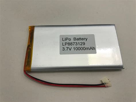 Hot Lithium Polymer Battery Lp8873129 37v 10000mah 222wh