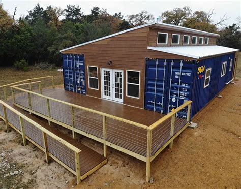 Shipping Container House With A Wonderful Veranda Living In A Container